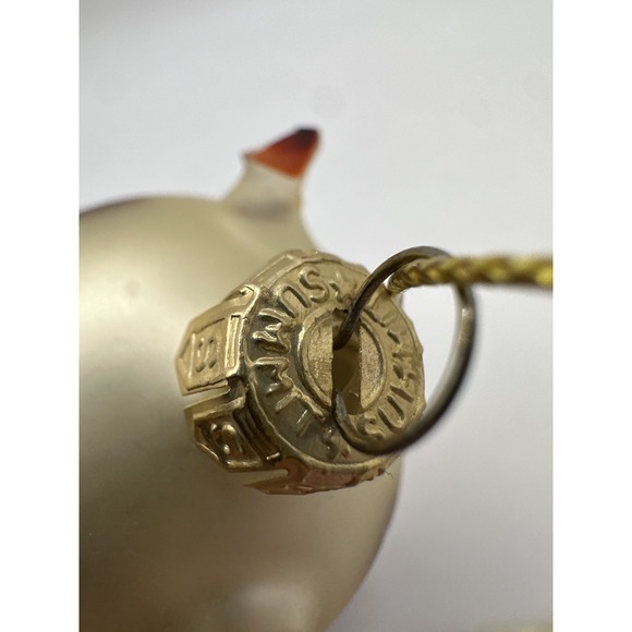 VTG Glass Puppy Dog Christmas Ornament Red Glitter Sweater Heart Bone Design - Picture 10 of 11